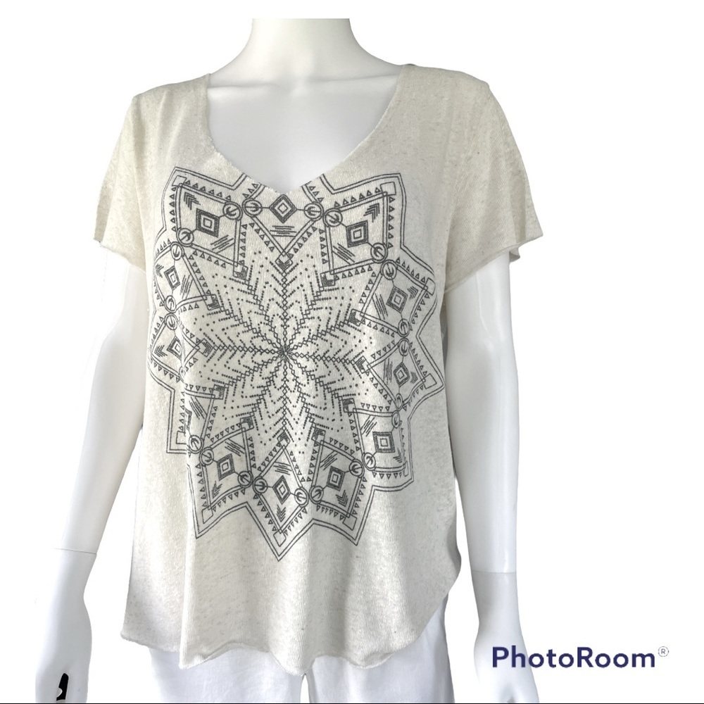 Project Social T Los Angeles Boho Slouchy Tee Size Medium